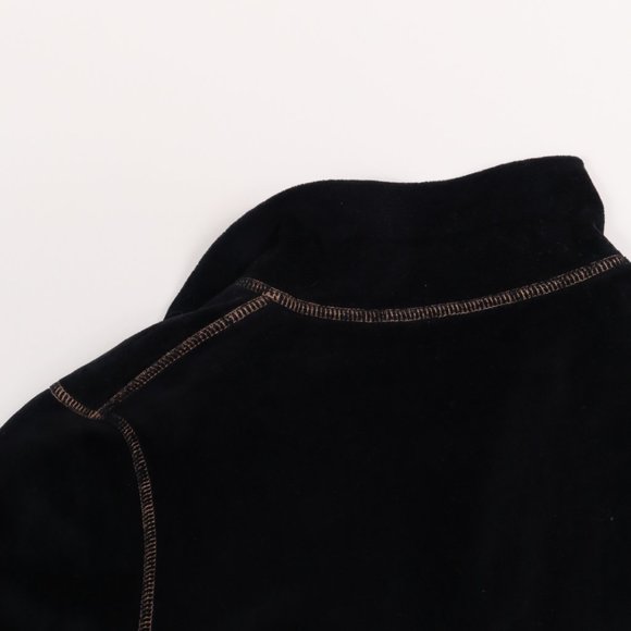 Coco Couture New York Velvet Cardigan Jacket High Collar	Black - Picture 7 of 8